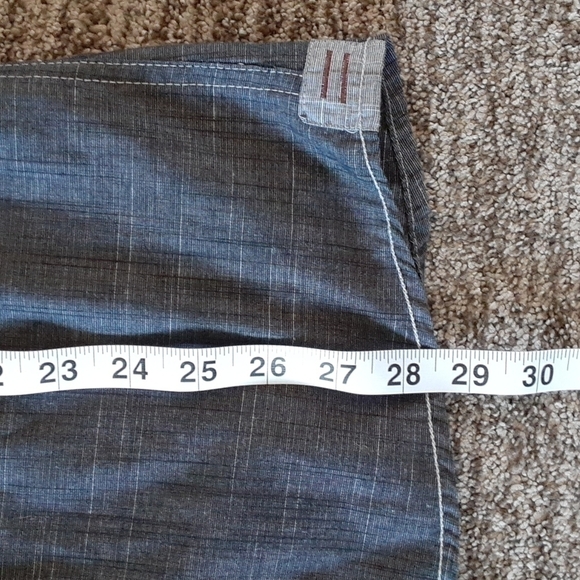 Tranquility Mayhem size medium dark grey short sleeve designer casual shirts - Picture 11 of 12